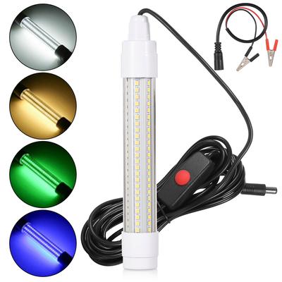 LED Underwater Fishing Light Fishing Attractor Light Multifunction Glowing Fish Attractor Super Bright for Freshwater Seawater