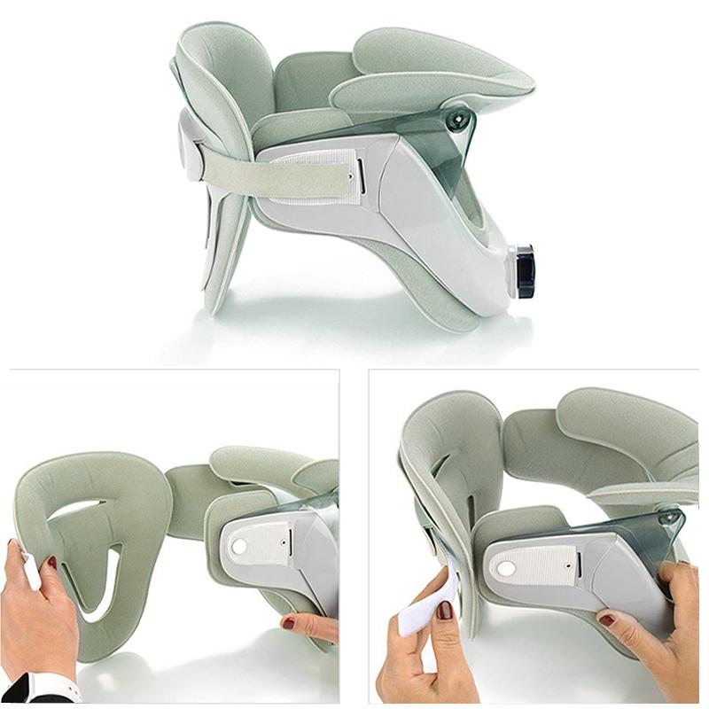 Air Sac Adjustable Neck Stretcher Collar For Home Traction Spine Alignment Cervical Neck Traction Device