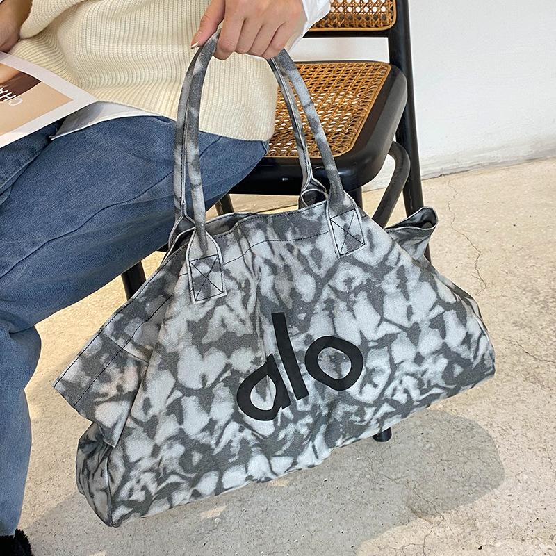 Yoga Bag, Celebrity Style, Large-capacity Canvas Bag, Handbag for Commuting and Shopping, Sports and Fitness Tote Bag