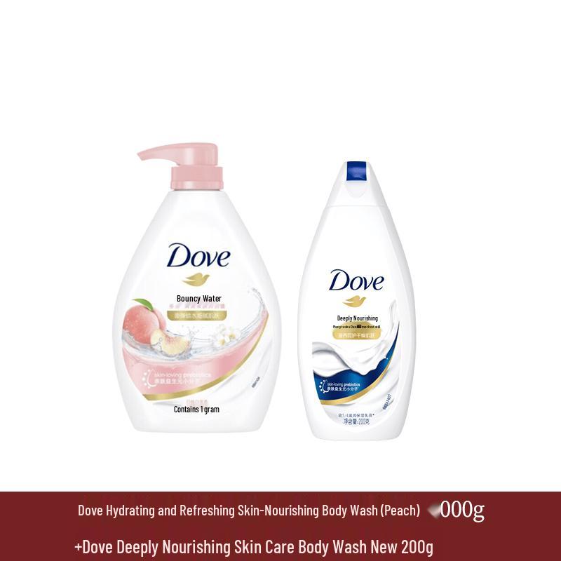 Набор молочка для душа Dove «Цветок персика и глубокое питание»