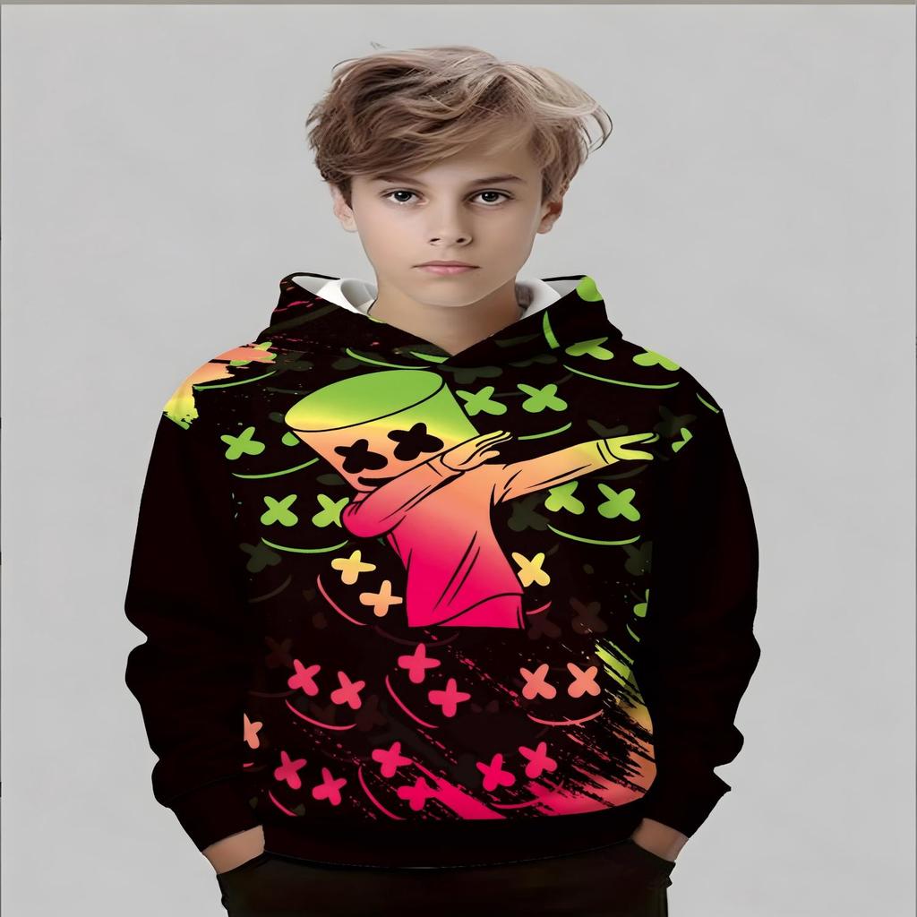 2026 Children's Hoodies 3D Printed New Men's and Women's Hoodies Casual Neutral Hoodies Children's Top Clothing