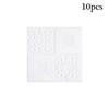 10PCS 3D Tile Brick Wall Sticker Wallpaper Self-adhesive Waterproof Foam Panel