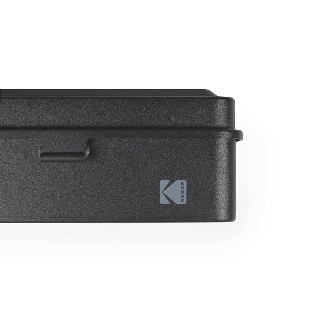 Kodak Pudełko na film na 8 rolek filmu 120, 10 rolek filmu 35mm. Retro stalowe pudełko do sortowania i ochrony Twojego filmu. Nie 120/135 - / - (czarny) (Film w zestawie)