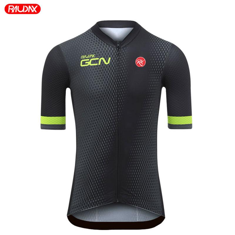 Raudax GCN Tem Men's Mountain Bike Cycling Bib Shorts Suit Summer Complete Racing Bicycle Clothes Quick-Dry Man Cycling Set