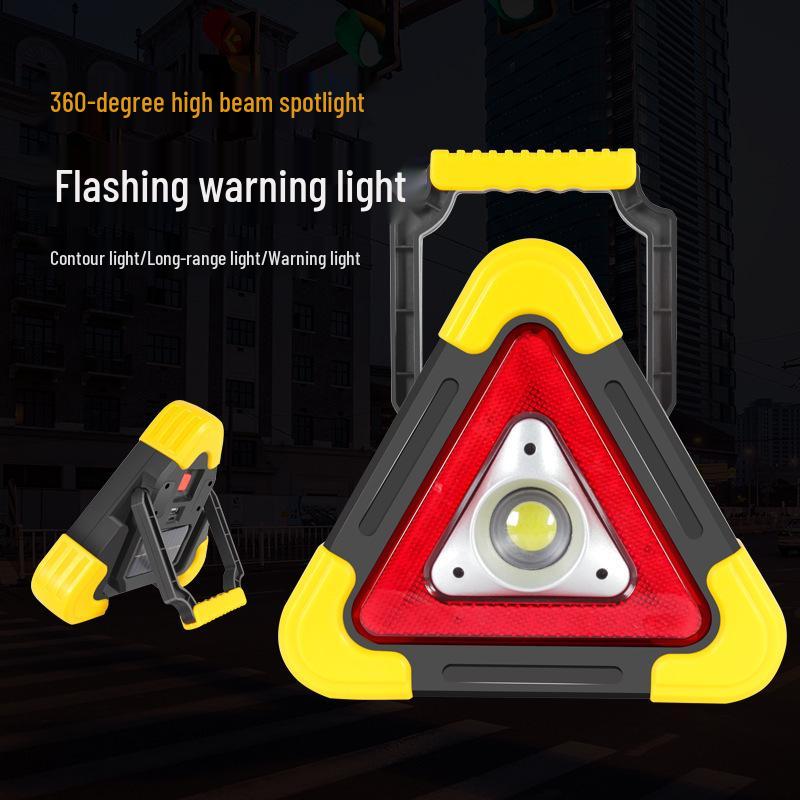 LED výstražný trojnožka do auta s USB nabíjaním