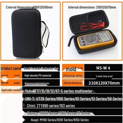 Universal Portable Multimeter Instrument Toolkit Bag
