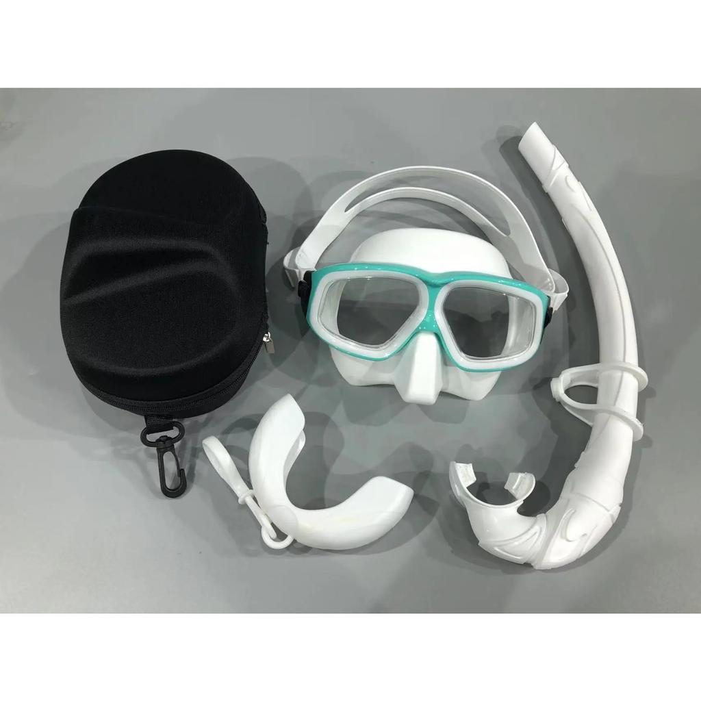 Professional Adult Silicone Waterproof Diving Mask, Diving Mirror, Anti Fog Floating Diving Set, Large Frame Deep Set