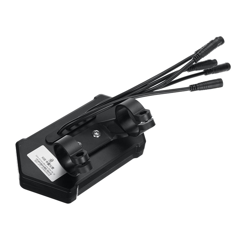 48V Instrument Digital Display For Electric Scooter Meter LCD Display Record Waterproof Speed Time Power Display Scooter Parts