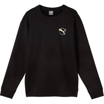 Bessere Sportbekleidung Einfarbige Atmungsaktive Rundhals-Sweatshirt Herren sweatshirt Schwarz 686327-01