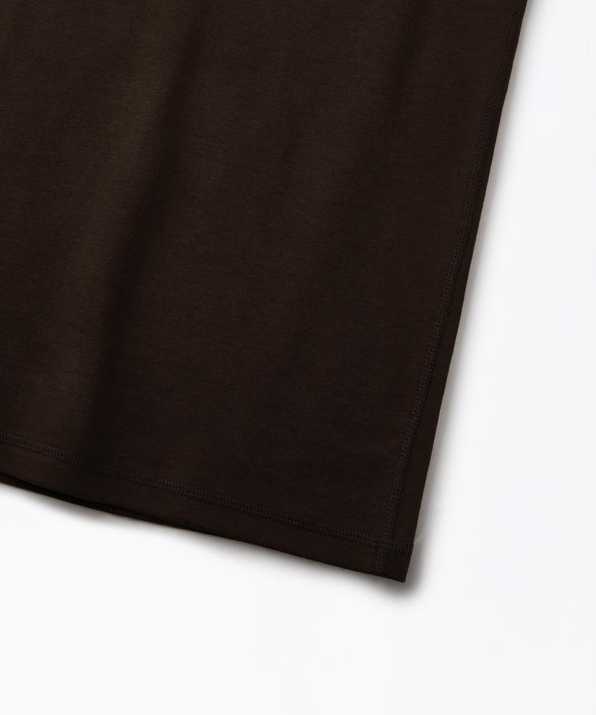 OUTSTANDING Turtleneck Long Sleeve Tee_Brown