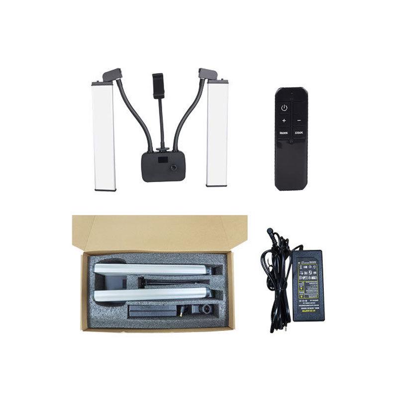 Dual-Arm LED Fill Light with Beauty Filter for Tender Skin Whitening