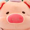 Neue Umhängetasche Lulu Schwein Plüschtier Puppe niedlich mit Hut Schwein Schlafkissen für Freundin Geschenk