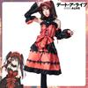 Date A Anime Live Tokisaki Kurumi Cosplaycostume Lolita Dress Girl Halloweensuit