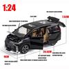 1:24 Scale Toyota Alphard MPV Car Model Alloy Car Die Cast Toy Car Model Pull Back Children Toy Collectibles Scale Model Car