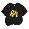 Merchandising A4 Camisetas para Niños 100% Algodón Merch A4 Estampado Lamba Camisetas Geniales Ropa Casual Niños Niñas Streetwear Tops Camisetas de Anime de Verano