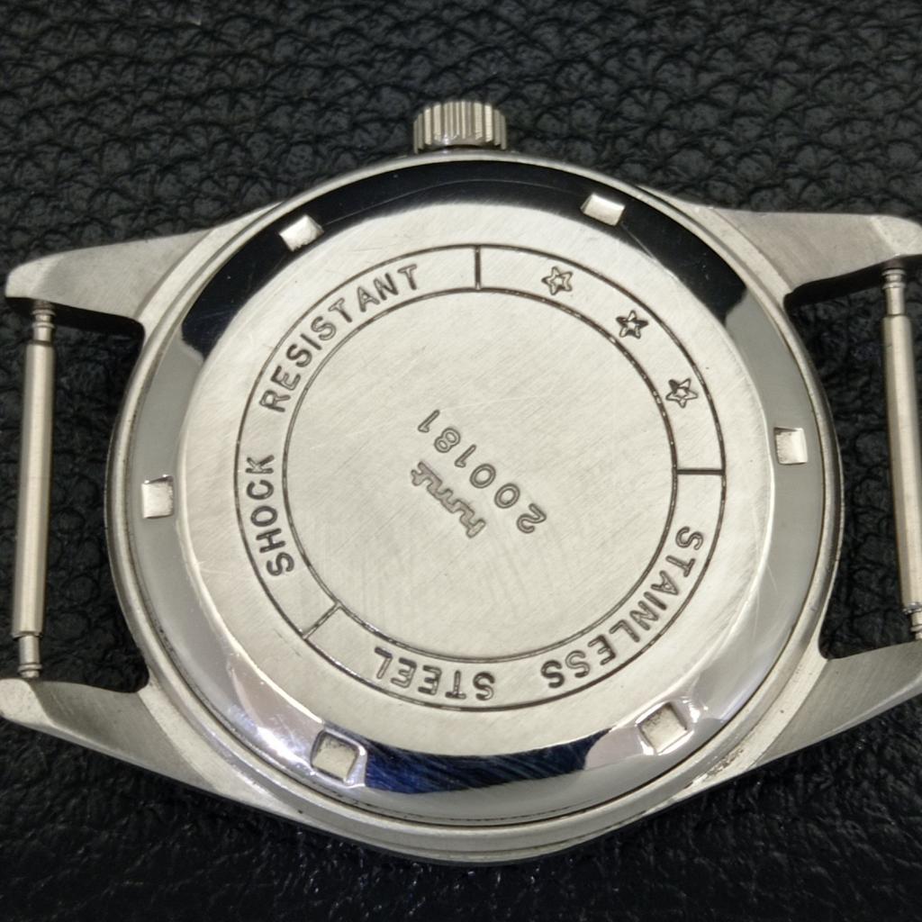 BRUKT HMT PILOT HÅNDOPPVEKKENDE INDIAN HERRE BLÅ FARGE KLOKKE a432505-2 R112-a432505