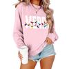Women's Loose Comfortable Casual Fashionable Character Printing Round Neck Long Sleeved Sweatshirt