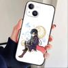 Anime O-Athanasia Phone Case For iPhone17,16,15,14,13,12 Plus,Max Soft Silicone Black Cover