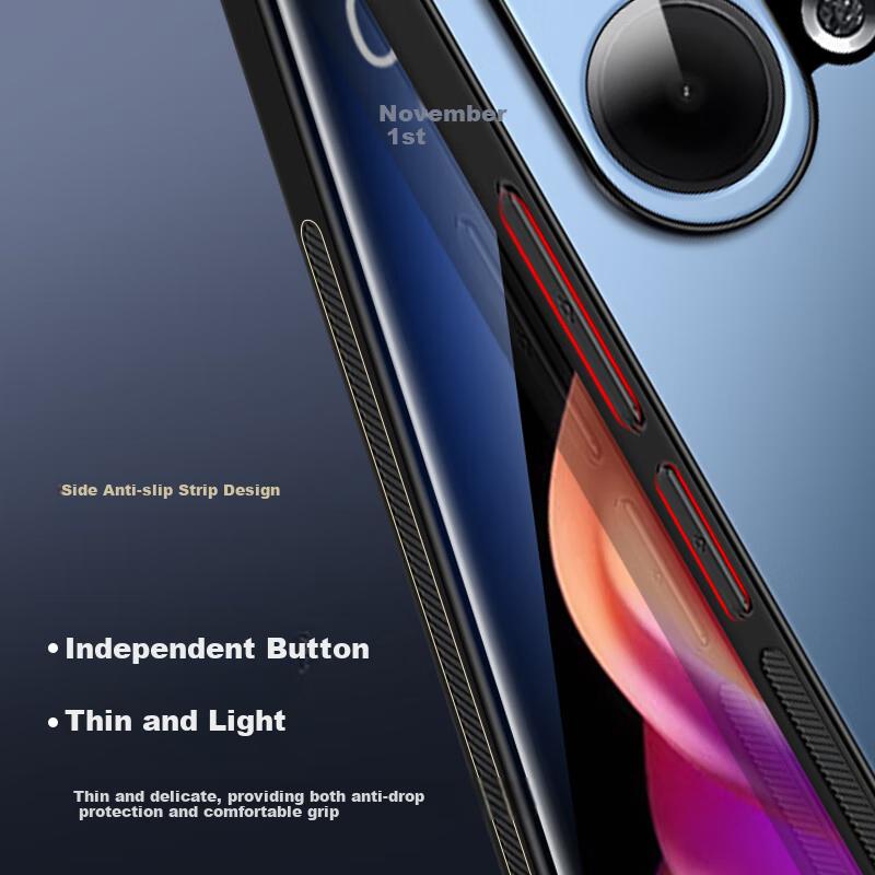 OPPO Reno9 Phone Case, OPPO Reno9 Pro AG Frosted Lens Full Protection, Real Machine Simple Luxury, Anti-Fingerprint,n, Graphite Black