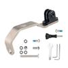 No-Drilling Bicycles Fork Camera and Light Mount Brackets with Stainless Steel Brackets and Aluminum Connecting Part
