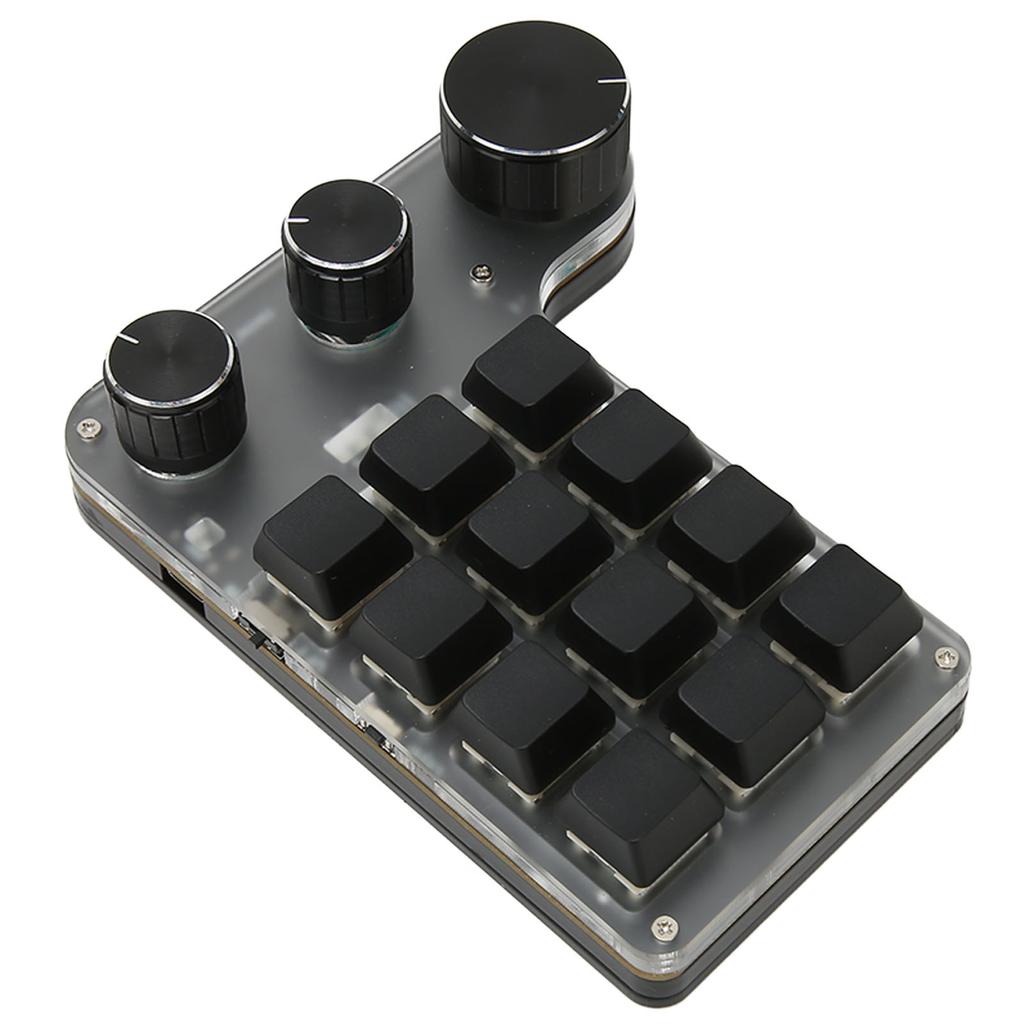 12 tasten 3 Knopf Mechanische Tastatur Rot Schalter Wasserdicht Staubdicht Volumen Control Multifunktionale