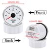 52mm Waterproof Car Boat Water Level Gauge 7 Color Backlight 0~190ohm Water Tank Gauge Water Level Meter For Liquid Level Sensor