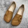 Trendy Casual Single Shoes 2025 Spring New Soft Sole Anti Slip Design Feeling Flat Bottomed Women's Single Shoes Zapatos Mujer