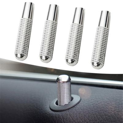 4Pcs Car Vehicle Door Pin Knob for Mercedes-Benz W205 W166 W213 C GLE