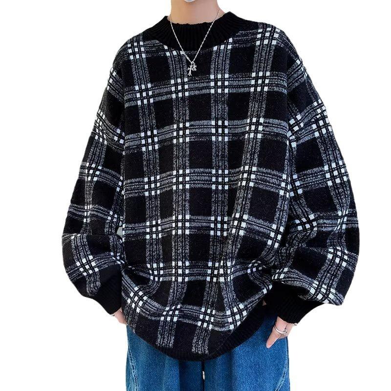 Autumn and Winter Sweaters for Men, Spring and Autumn Style, Lazy Style, Loose Pullover Sweaters, Trendy and Versatile Sweaters, Jackets