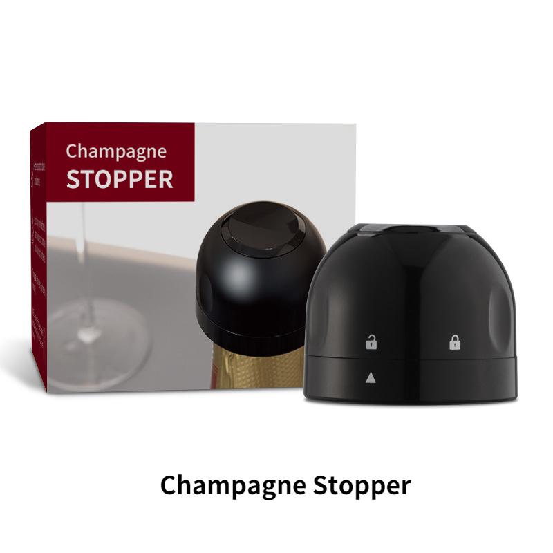 Vacuum Wine Stopper Leak-proof Sealing Wine Bottle Cap Vacuum Retain Freshness Champagne Stopper Home Bar Accessories