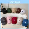 Letter Embroidered Baseball Hat Fashion Solid Color Peaked Cap Sun Protection