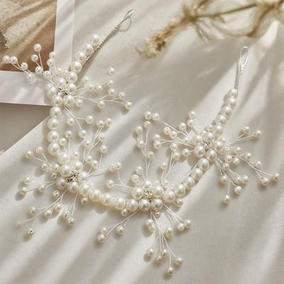 1PC Bead Handmade Accessories Wedding Plastic Bride Headband Gift Headband Elegant Simplicity