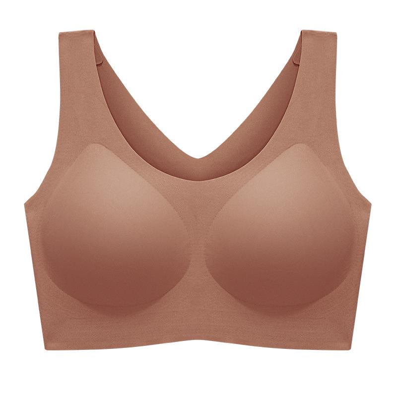 Cloud Seamless Women's One-Piece Bra, Size-Free for Large or Small Busts, Fixed Cup, Thin Design
