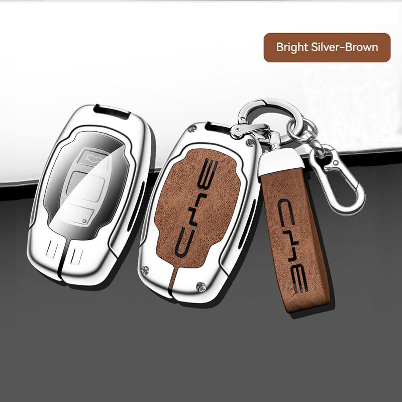 Car Remote Key Case Fob Cover Holder Shell Bag Keychain Accessories for BYD Song Plus Atto 3 Han EV Tang DM Qin Seal Dolphin