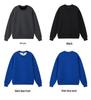 Trendy Heavyweight Drop Shoulder Cotton Pullover Women's Loose Long Sleeve Solid Sweatshirt
