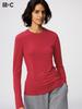 HeaTTech Cashmere Blend Crewneck T Long Sleeve exTra Warm