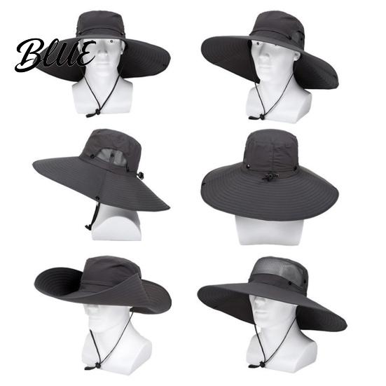Outdoor Work Hat Sun for Men And Women  Breathable Wide Brim Fishing Lightweight Foldable Travel Hat  UV Protection Cap Camping Hiking