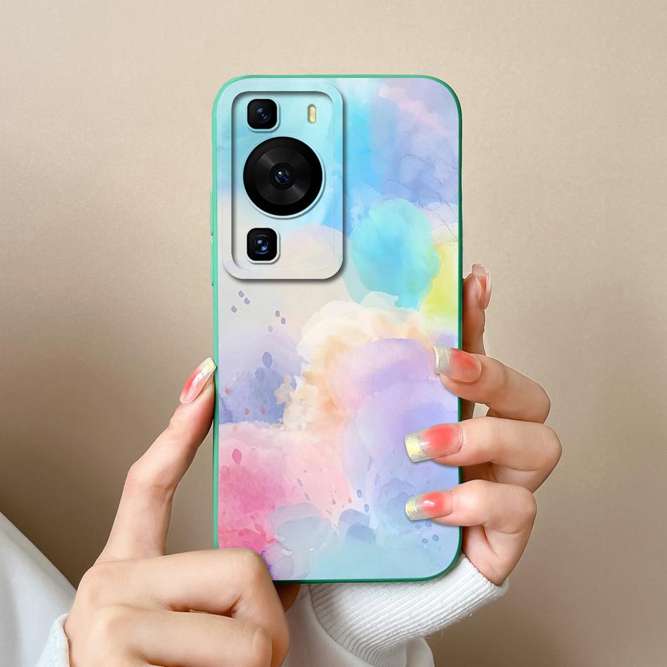 Für Huawei P60 Pro Art Handyhülle Süßes Design Weiche Flüssigsilikon-Rückabdeckung Für HuaweiP60 P 60 Anti-Drop Langlebiger Stoßfänger Funda