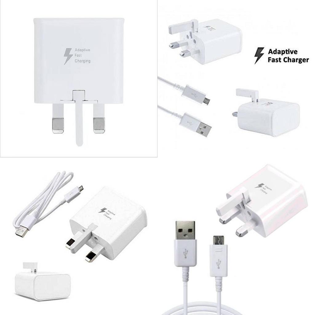 S8 S10 Charger Adapter With Fast Charging For Uk Plug Smartphones