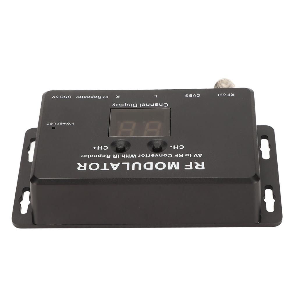RF Modulator Professional PAL NTSC 21 Channel AV to RF Convertor for Set Top Box DVR DVD