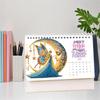2026 DIY Diamond Painting 13-Page Desk Calendar with Cartoon Designs