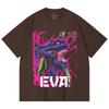 230 Gsm 100% Cotton Evangelion V8 Print Unisex Heavy Cotton T Shirt