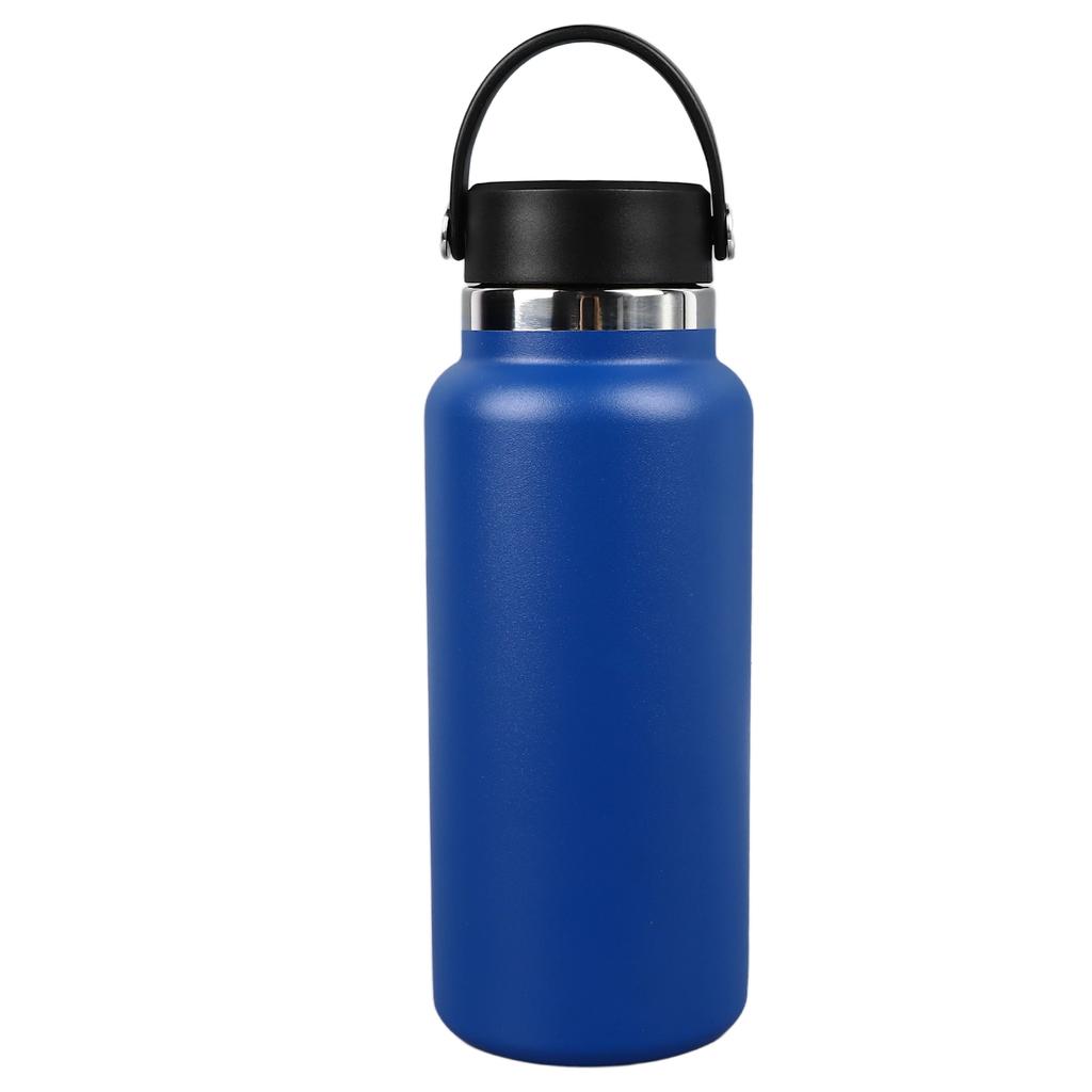 Sport Insulated Bottle 304 Stainless Steel Leak Proof Insulated Mountaineering Drinking Bottle for Outdoor Blue 32oz