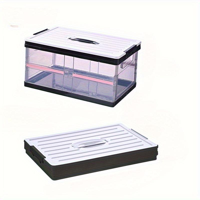 Household Transparent Storage Box Car Trunk Storage Box Finishing Box Sundries Book Box Storage Box for Clothes