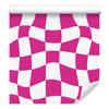 Wallpaper Casual Checkerboard Purple, White and Powder Pink 50x1000