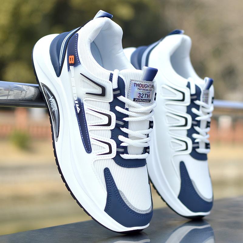 Men's shoes new dad shoes four seasons platform mesh shoes breathable sports shoes men's non-slip running shoes versatile casual shoes