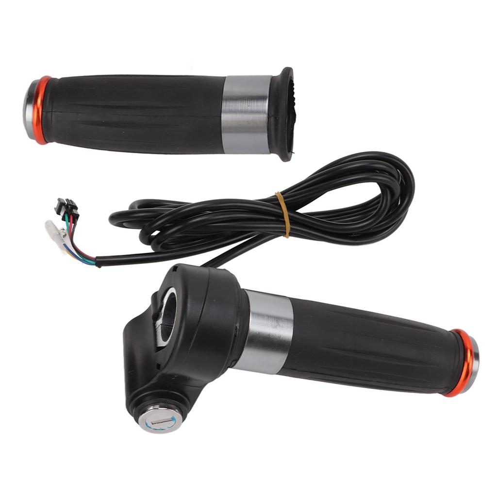 1 Pair 12V‑99V Handlebar Throttle Grips Universal Twist Throttle Accelerator Grip for Electric Bike Scooter