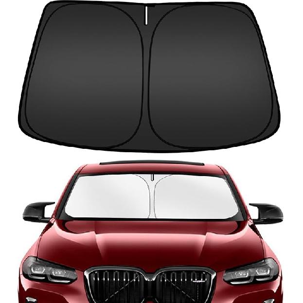 ARISMOTOR Windshield Sun Shade For Hyundai Kona 2024-2025 2026,  Fit Foldable Front Window Sunshade Sun Visor Protector, Block UV Rays Keep Your Car
