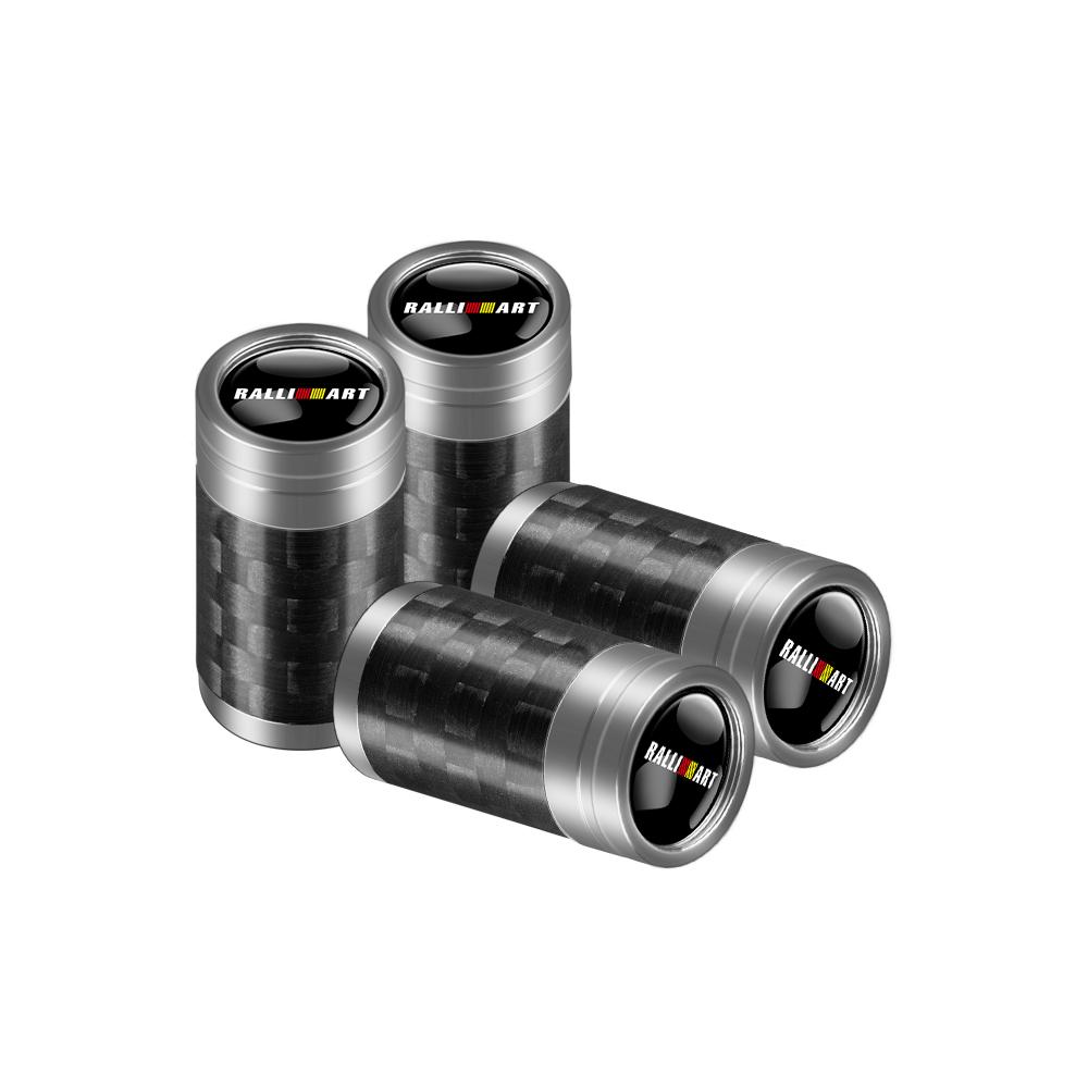 

4Pcs Carbon Fiber Car Wheel Tire Valve Stem Air Cap Auto Accessories For Mitsubishi Ralliart Lancer Outlander Pajero Eclipse ASX