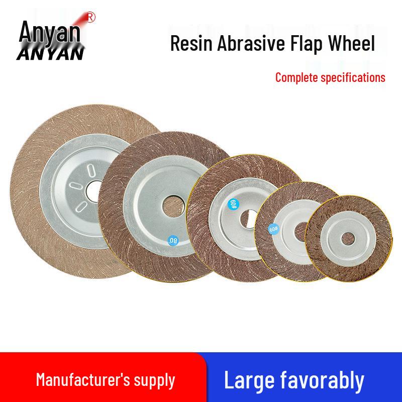 

Chuck Flap Wheel: Stainless Steel Grinding & Polishing Disc for Angle Grinders—Wear-Resistant Abrasive Cloth, Special-Shaped Design 100x25x16 80 grit